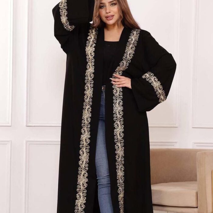 GOLDEN OPEN ABAYA