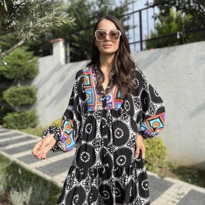 Colorful Cotton Dress